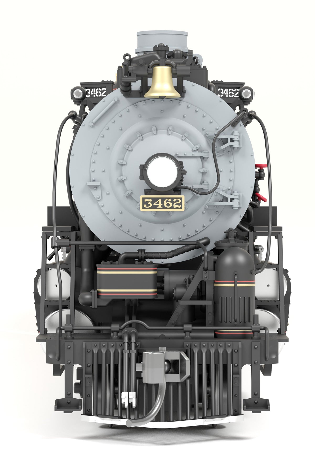 Broadway Limited Imports 8866 HO ATSF 3460 Class 4-6-4, #3462, Ornate 1870's Fantasy Scheme, Paragon4 Sound/DC/DCC, Smoke - view 2