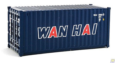 Walthers SceneMaster 8066 HO Scale 20' Corrugated Container Wan Hai