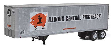 Walthers SceneMaster 2506 HO Scale 40' Trailer 2-Pack- llinois Central