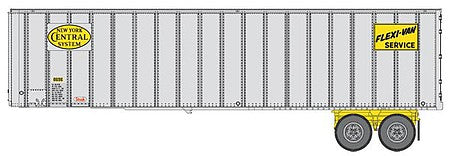 Walthers SceneMaster 2606 HO Scale Flexi-Van 40' Trailer 2-PackNew York Cent