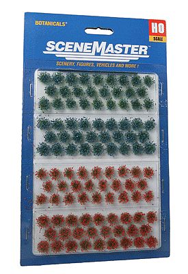 Walthers SceneMaster 1106 HO Scale Grass Tufts - (104) Wildflower Patches