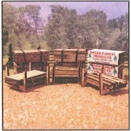 Osborn Models 1116 HO Scale Lumber Assortment - Wood Kit - 3 assorted sets of 3