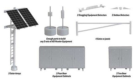 Walthers SceneMaster 4139 HO Scale Modern Trackside Detail Set - Kit