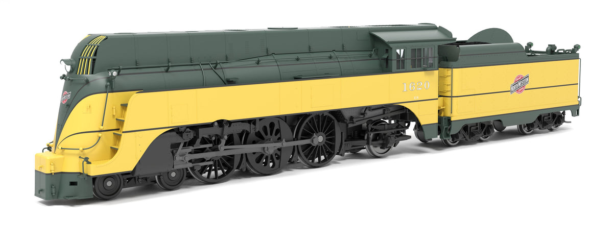 Broadway Limited Imports 9547 HO C&NW 4-6-2 "Yellow Jacket", #1620, 1944 Appearance, No-Sound / DCC-Ready