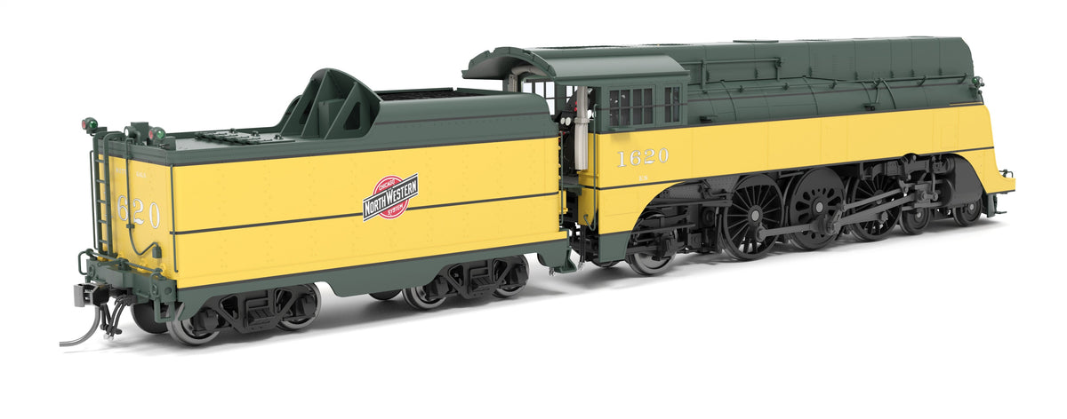 Broadway Limited Imports 9546 HO C&NW 4-6-2 "Yellow Jacket", #1620, 1944 Appearance, Paragon4 Sound/DC/DCC - view 4