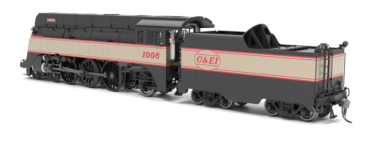 Broadway Limited Imports 9555 HO C&NW 4-6-2, C&EI #1008, "Dixie Flagler" Passenger Scheme, No-Sound / DCC-Ready (Fantasy Paint Scheme) - view 4