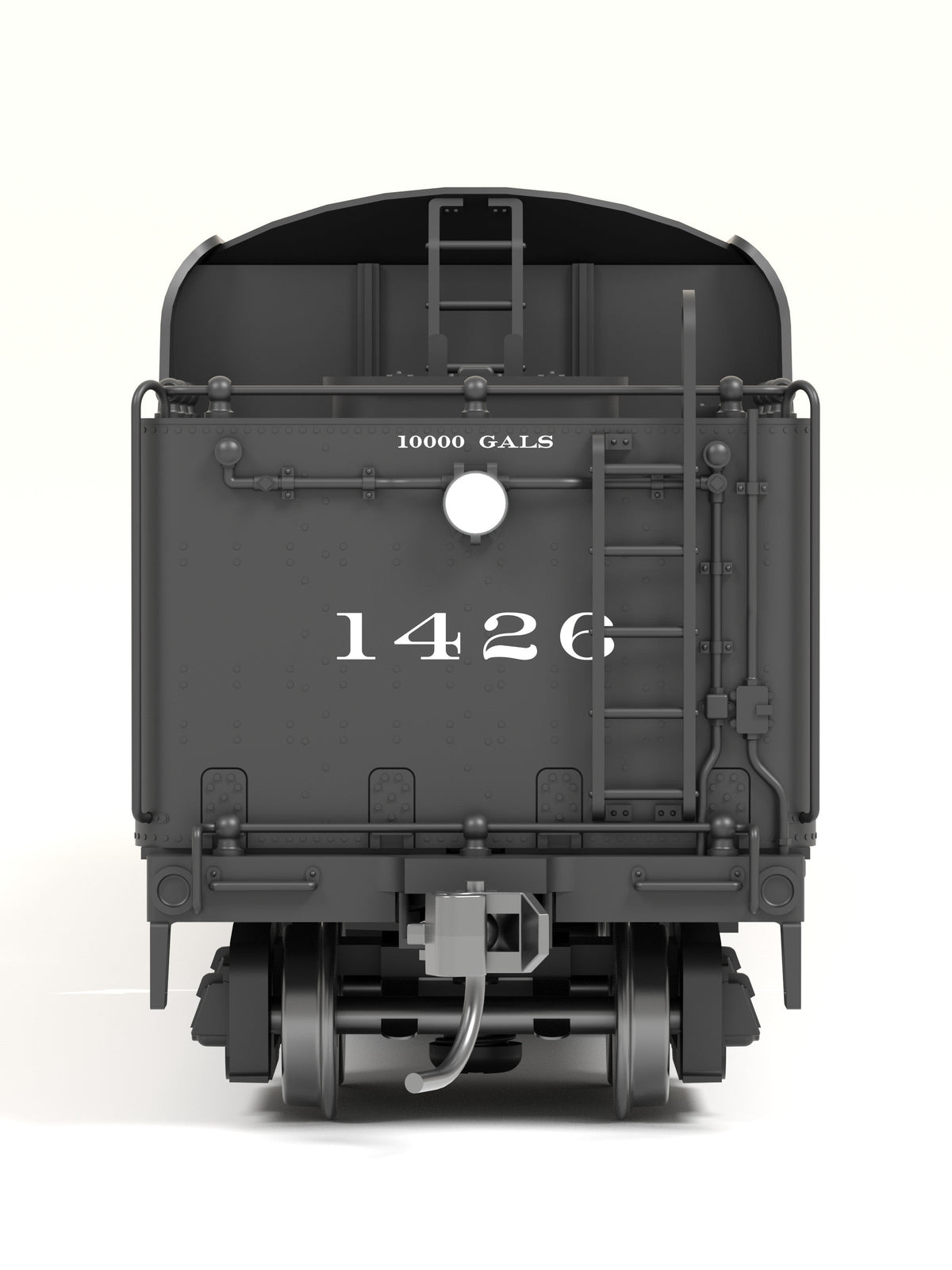 Broadway Limited Imports 9607 HO Boston & Albany A-1b Berkshire 2-8-4 (Brass-Hybrid), B&A #1426, 1930s Appearance w/ Sea Green Boiler, 4-Axle Tender, Roman Lettering, Stealth Series, No-Sound / DCC-Ready — view 8