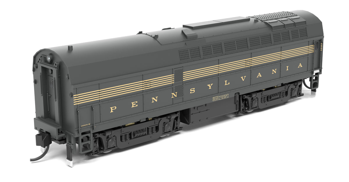 Broadway Limited Imports 9620 N PRR Sharknose, BF-16 A/B set, 2004-A/2004-B, DGLE 5-Stripe, A-unit Paragon4 Sound/DC/DCC, Unpowered B - view 8