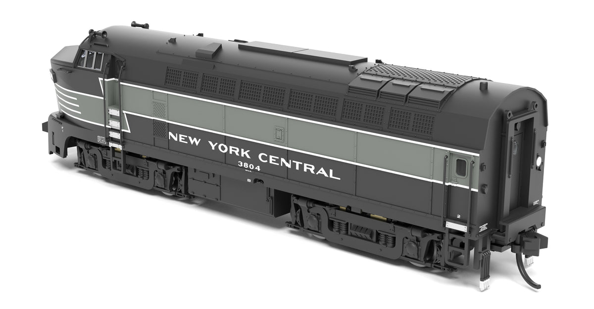 Broadway Limited Imports 9636 N NYC Sharknose, RF-16 A/B set, 3804/3706, Lightning Stripe, A-unit DCC-Ready, Unpowered B-unit - view 6