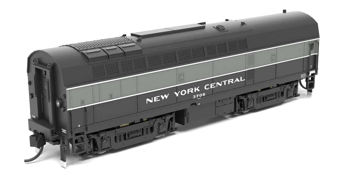 Broadway Limited Imports 9636 N NYC Sharknose, RF-16 A/B set, 3804/3706, Lightning Stripe, A-unit DCC-Ready, Unpowered B-unit - view 8