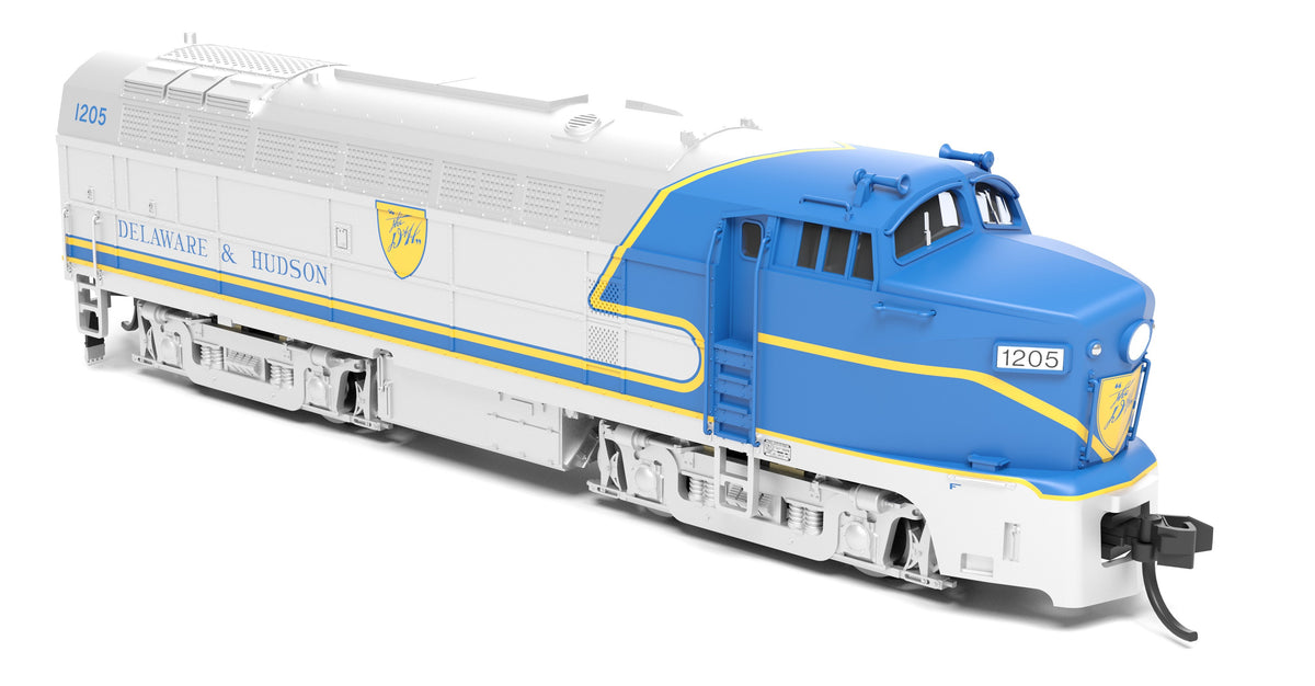Broadway Limited Imports 9640 N D&H Sharknose, RF-16 A, 1216, Blue Warbonnet, Paragon4 Sound/DC/DCC - view 5