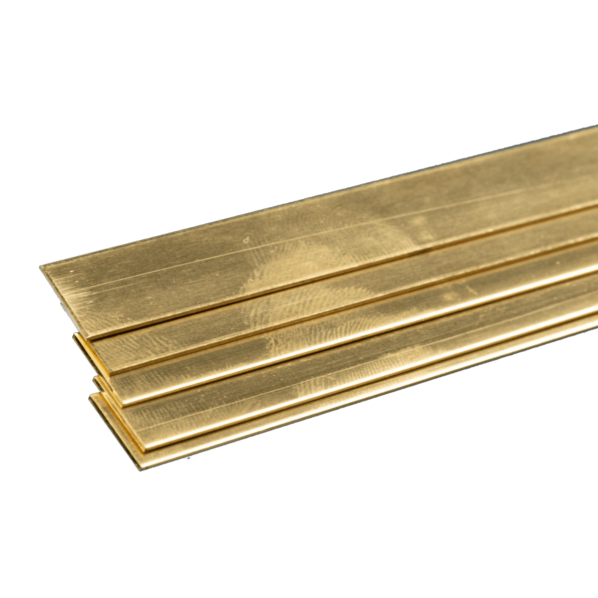 K&S 9721 Brass Strip 0.032" Thick x 1/2" Wide x 36" (5 Pieces) - Oakville Model Trains Depot