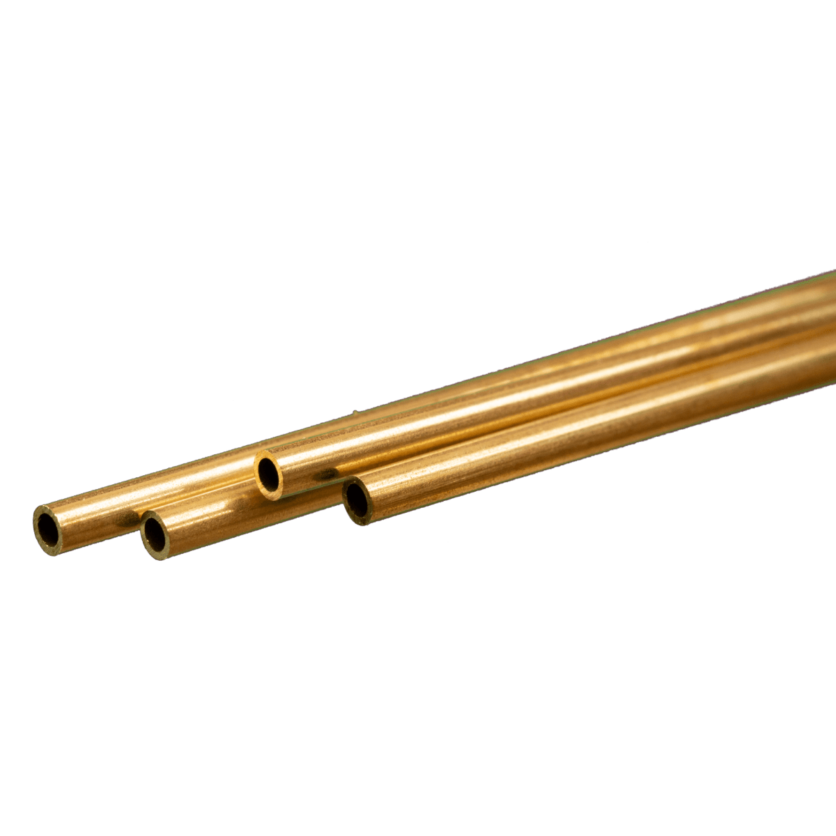 K&S 9821 Round Brass Tube 3mm OD x 0.45mm Wall x 300mm Long (4 Pieces) - Oakville Model Trains Depot