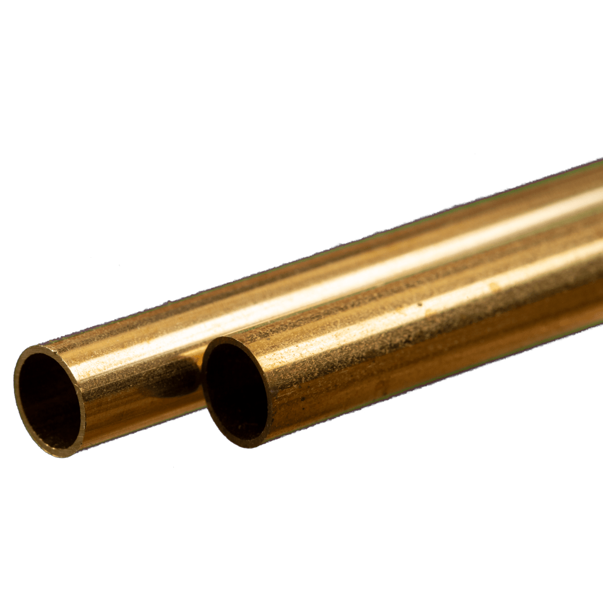 K&S 9825 Round Brass Tube 7mm OD 0.45mm Wall x 300mm Long (2 Pieces) - Oakville Model Trains Depot