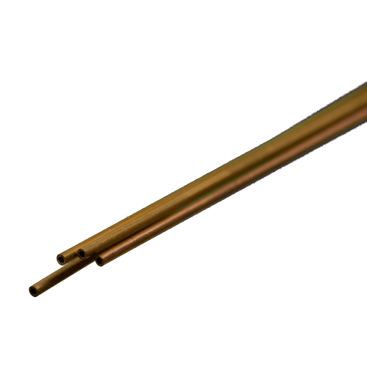 K&S 9830 Round Brass Tube 1mm OD x 0.225mm Wall x 300mm Long (4 Pieces) - Oakville Model Trains Depot