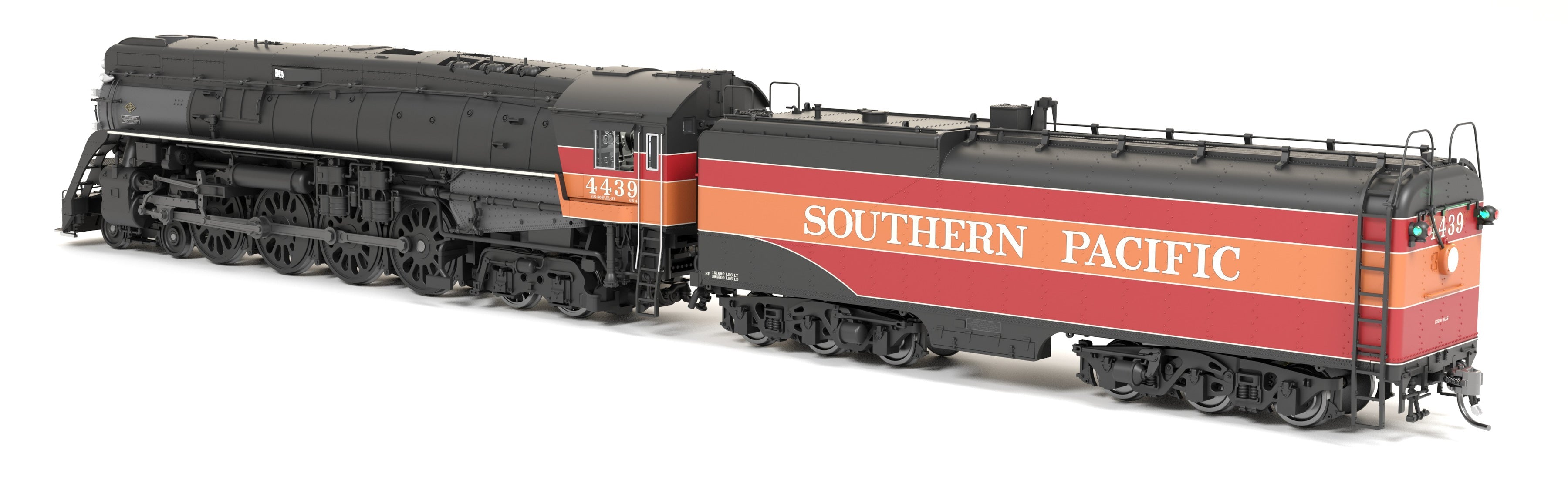 BLI 9831 HO GS-4 4-8-4 SP 4439 - rear 3/4 view