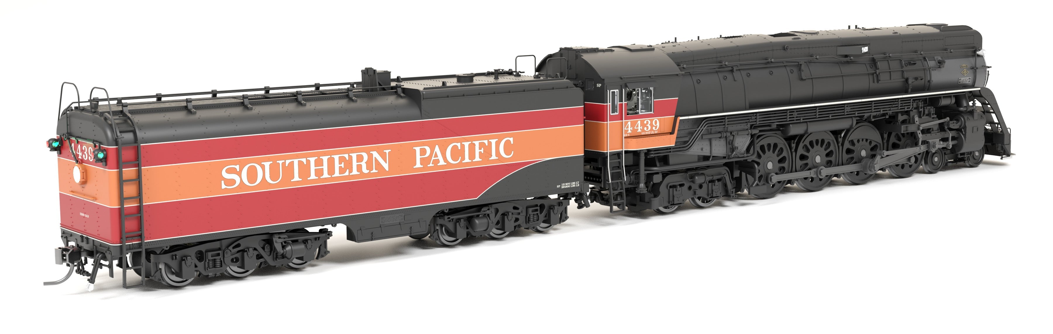BLI 9832 HO GS-4 4-8-4 SP 4444 - trucks and fuel tank