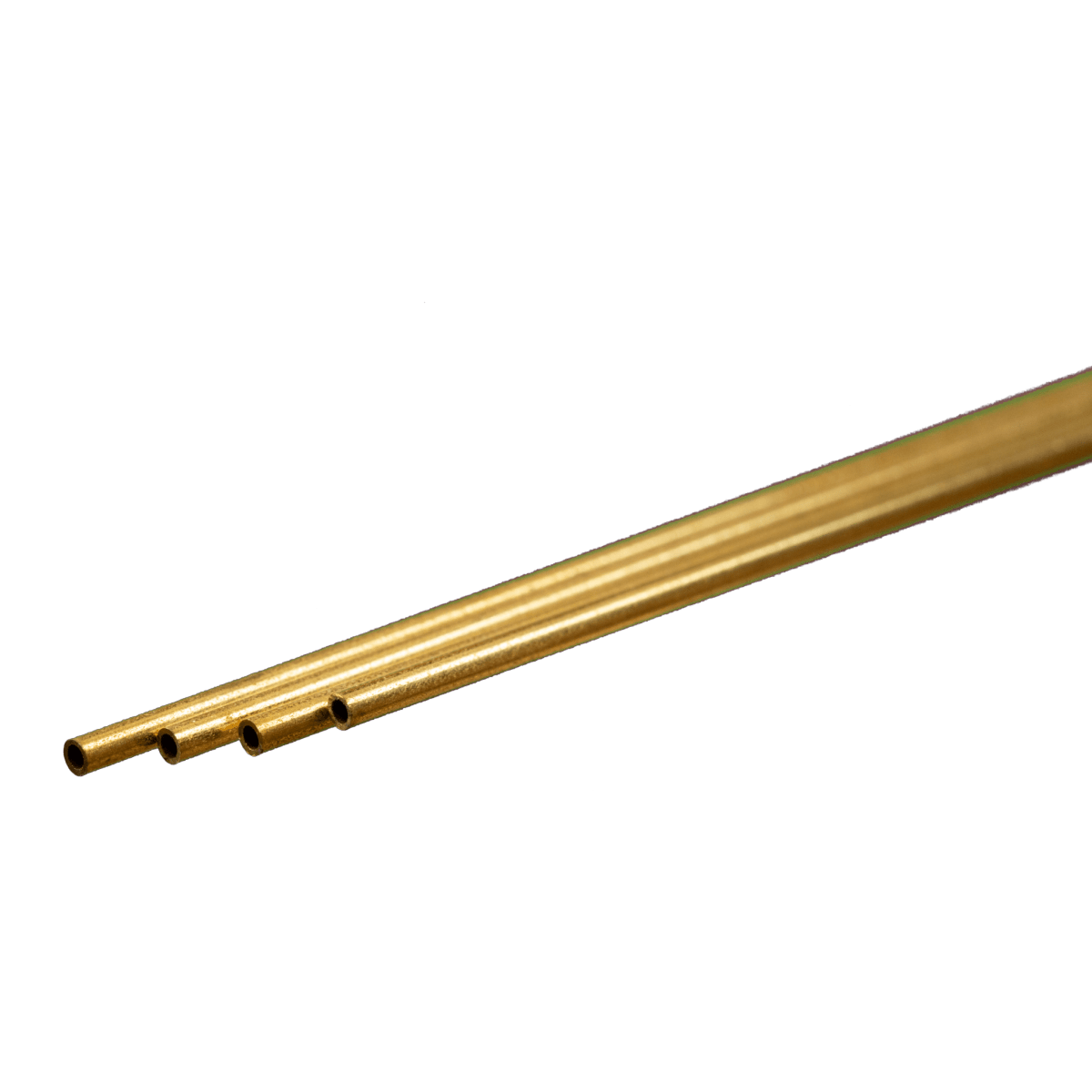 K&S 9831 Round Brass Tube 1.5mm OD x 0.225mm Wall x 300mm Long (4 Pieces) - Oakville Model Trains Depot