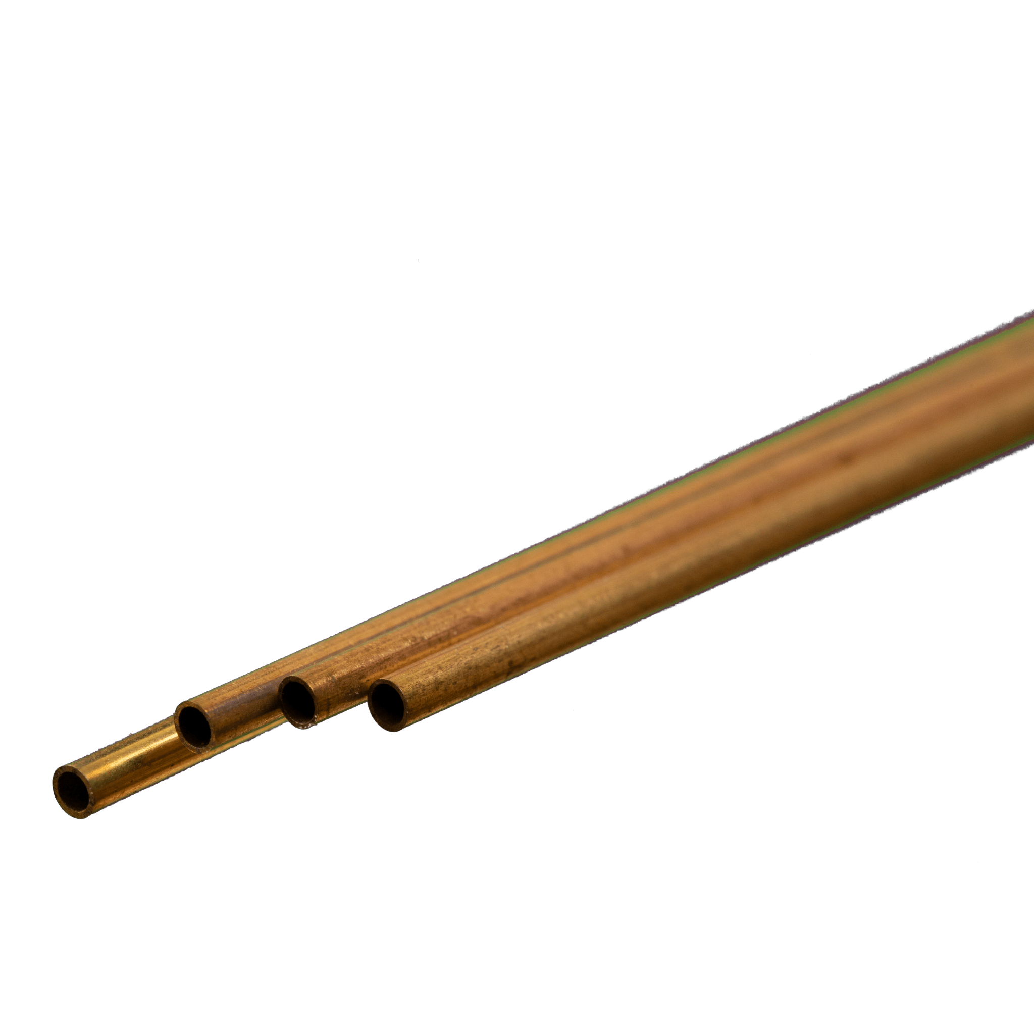K&S 9832 Round Brass Tube 2mm x .225mm Wall x 300mm (4 Pieces)