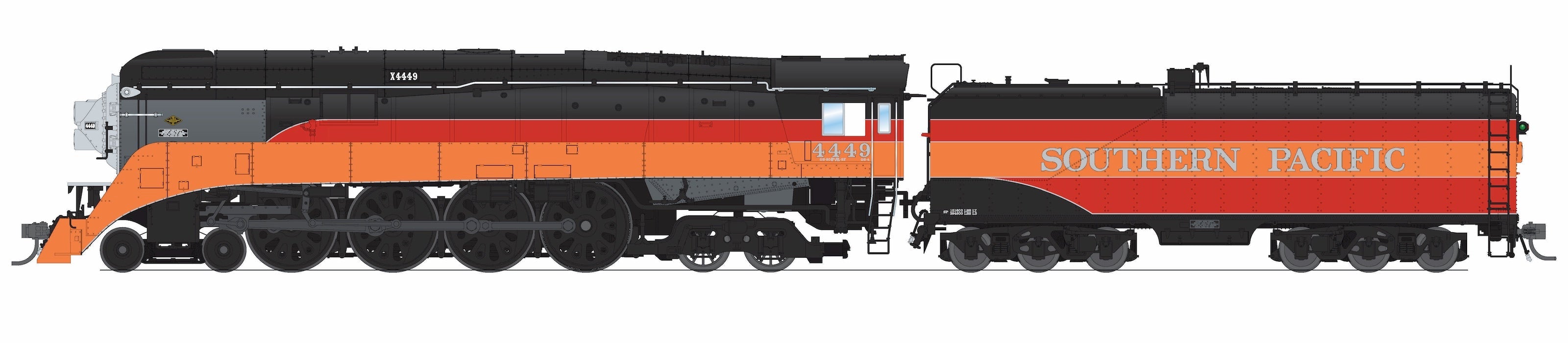 BLI 9839 HO GS-4 SP 4449 - opposite side view