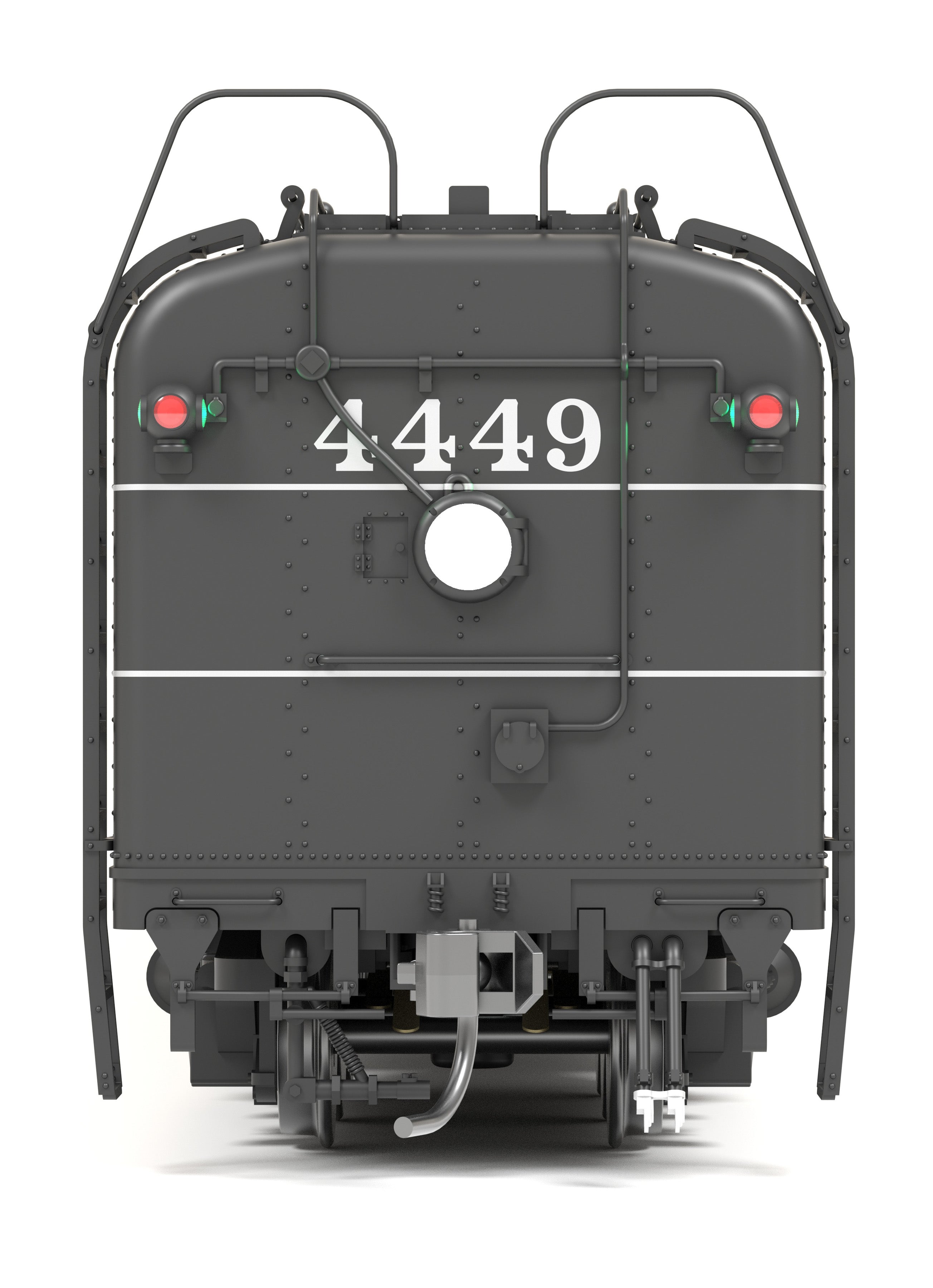 BLI 9843 HO GS-4 SP 4449 - cab and engineer-side detail