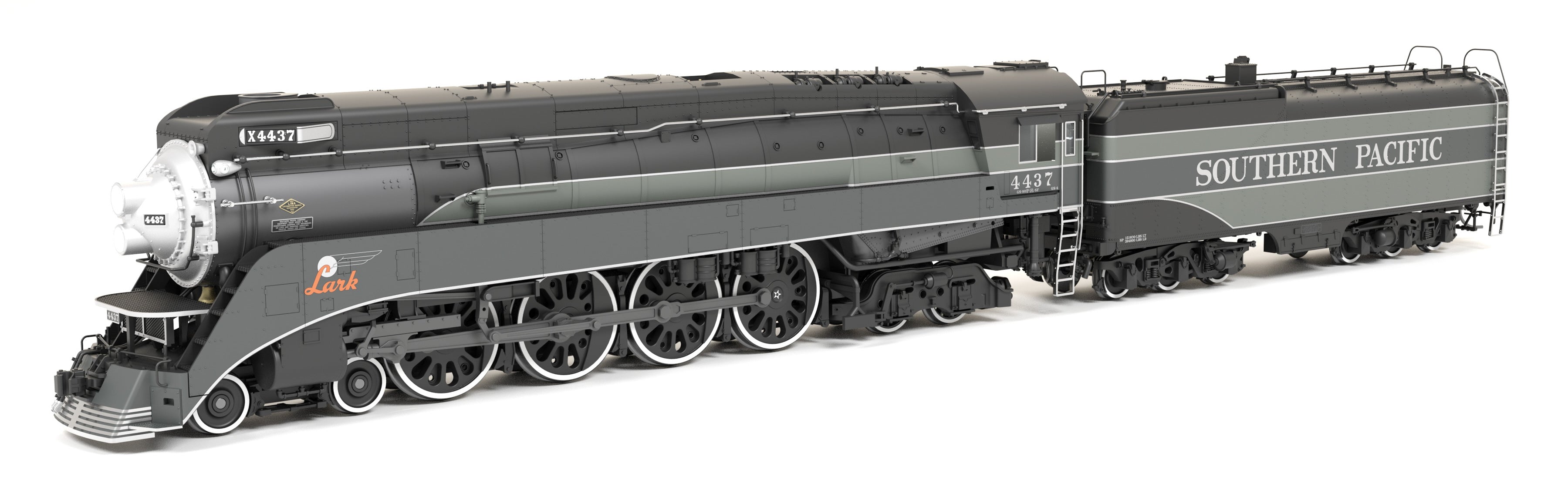 Broadway Limited Imports 9844 HO Southern Pacific GS-4 Southern Pacific 4437 Two-Tone Gray - main view