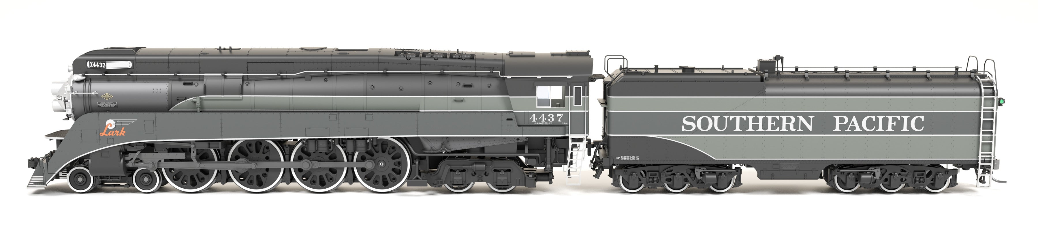 BLI 9845 HO GS-4 SP 4437 - front 3/4 view