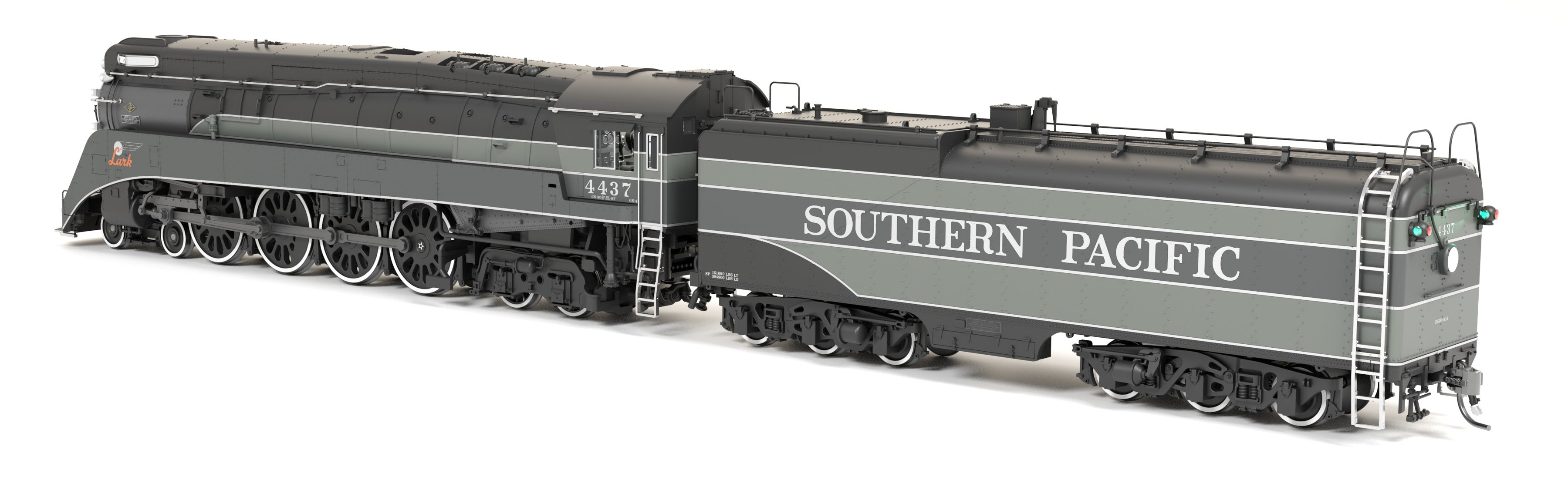 BLI 9845 HO GS-4 SP 4437 - rear 3/4 view