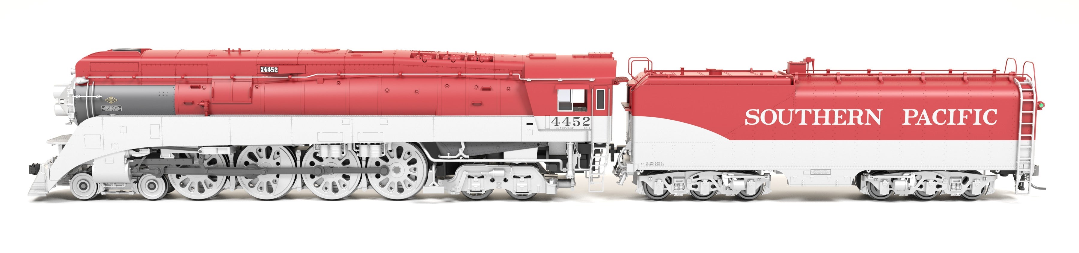 BLI 9847 HO GS-4 SP 4452 - front 3/4 view