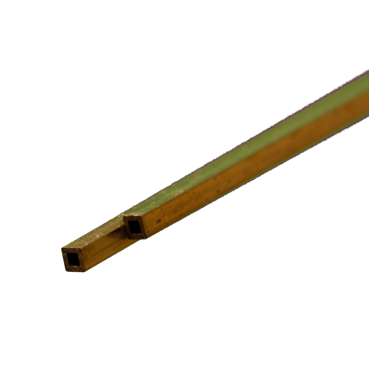 K&S 9850 Square Brass Tube 2mm OD x 0.45mm Wall x 300mm Long (2 Pieces) - Oakville Model Trains Depot