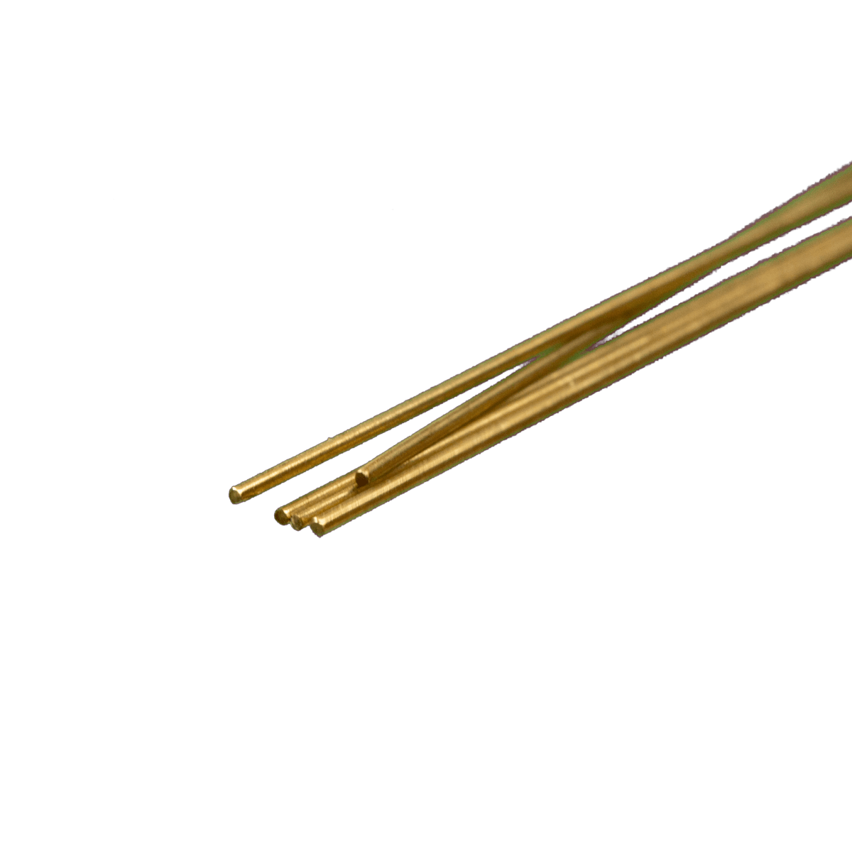 K&S 9860 Round Brass Rod 0.5mm OD x 300mm Long (5 Pieces) - Oakville Model Trains Depot