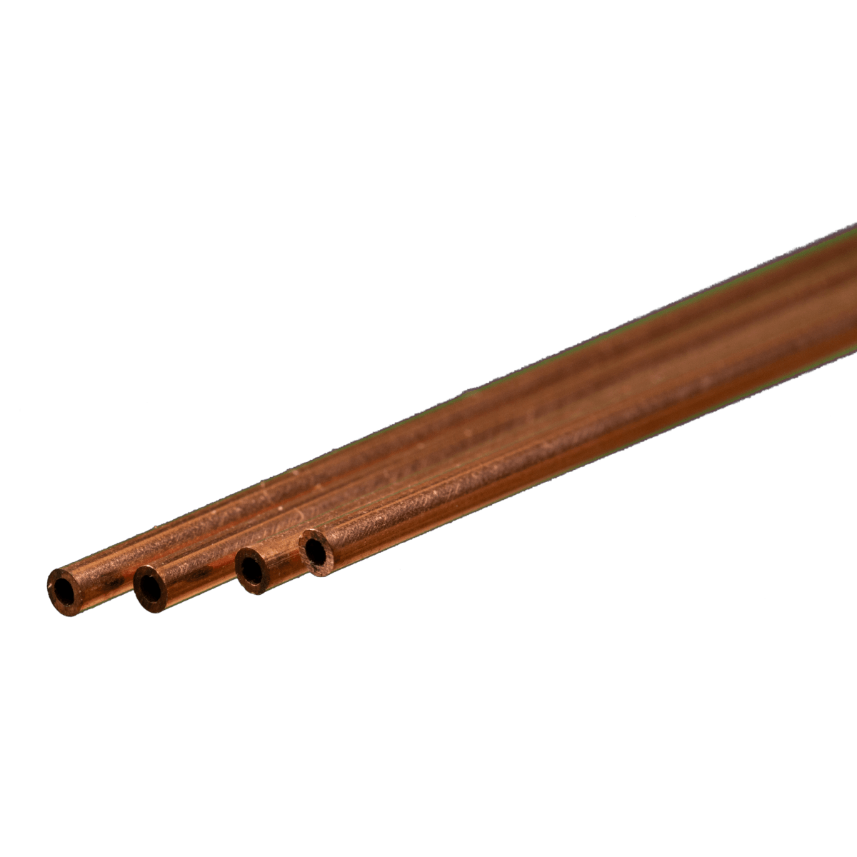 K&S 9870 Round Copper Tube 2mm OD x 0.36mm Wall x 300mm Long (4 Pieces) - Oakville Model Trains Depot