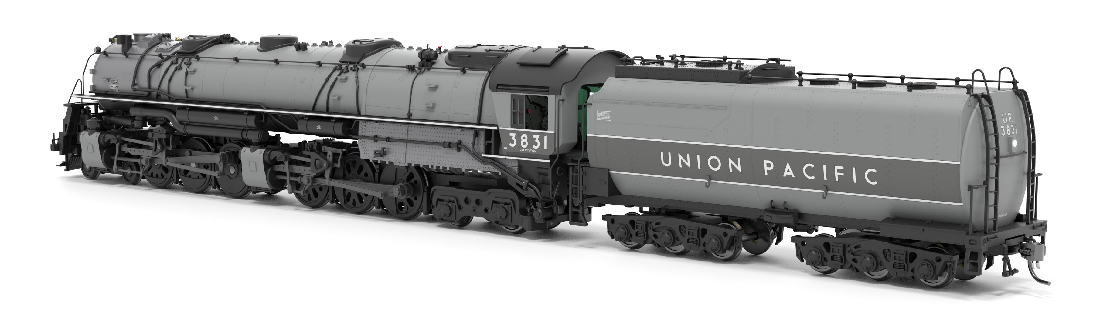 BLI 9916 HO Challenger CSA-2 UP 3831 - front 3/4 view