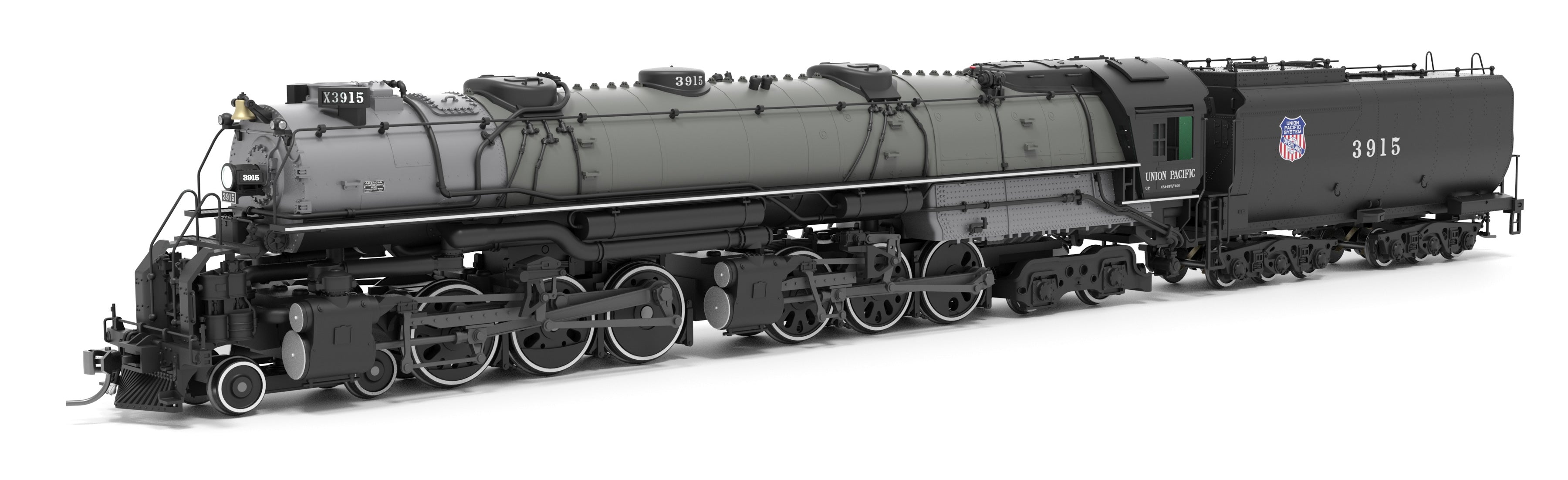 Broadway Limited Imports 9918 HO UP Early Challenger (CSA-2) Union Pacific 3915 Fantasy Paint - main view