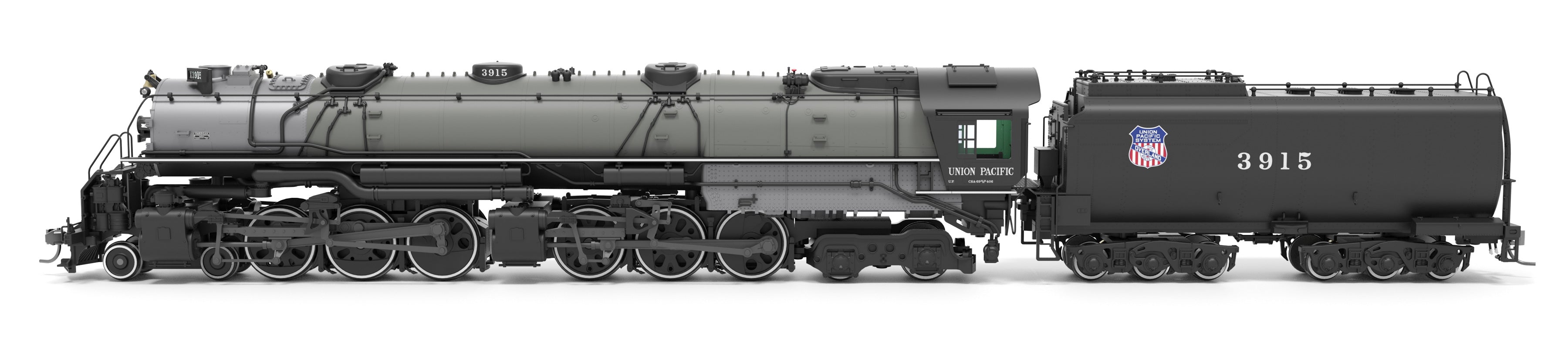 BLI 9918 HO Challenger CSA-2 UP 3915 - side profile view