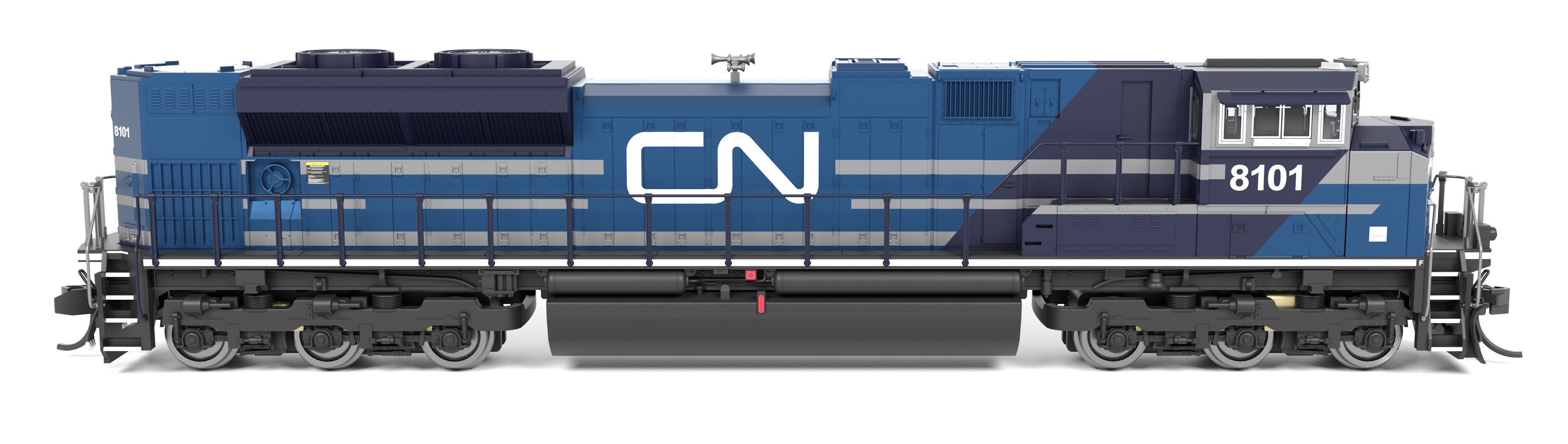 BLI 9962 N SD70ACe CN 8101 - cab and engineer-side detail