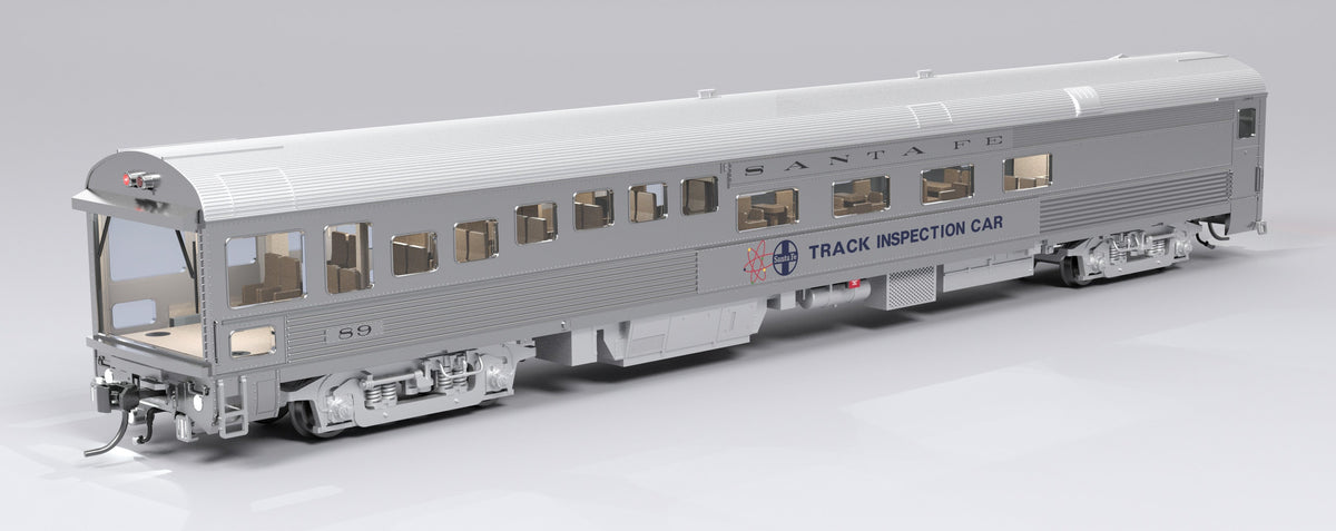 Broadway Limited Imports 9990 HO ATSF Track Inspection Car, ATSF #89, 1975-1982 Appearance - view 5