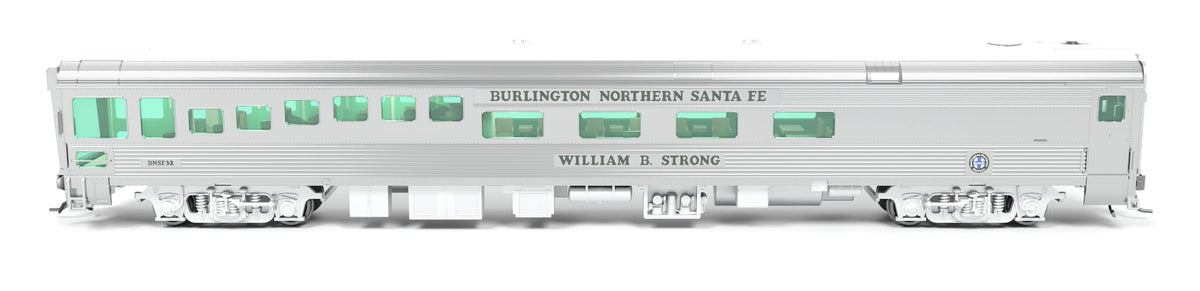 Broadway Limited Imports 9993 HO BNSF Track Inspection Car, BNSF #32 "William B. Strong", 1996-2008 Appearance - view 2
