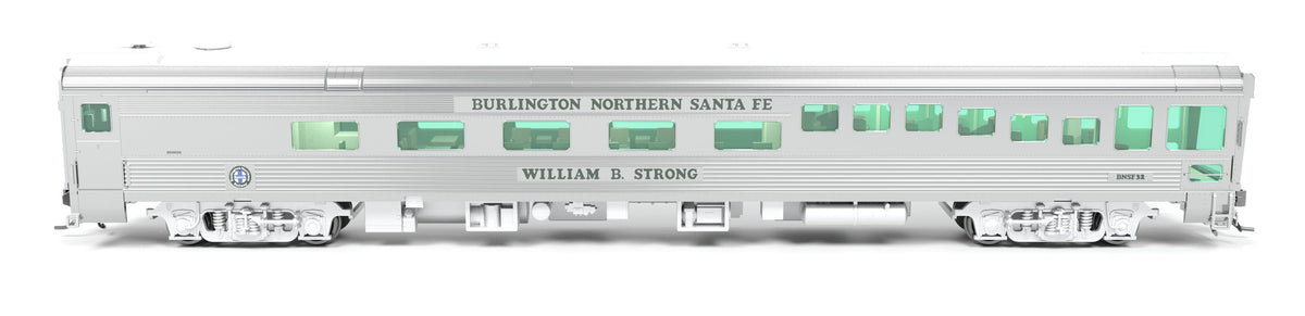 Broadway Limited Imports 9993 HO BNSF Track Inspection Car, BNSF #32 "William B. Strong", 1996-2008 Appearance - view 3
