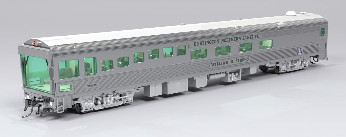Broadway Limited Imports 9993 HO BNSF Track Inspection Car, BNSF #32 "William B. Strong", 1996-2008 Appearance - view 5