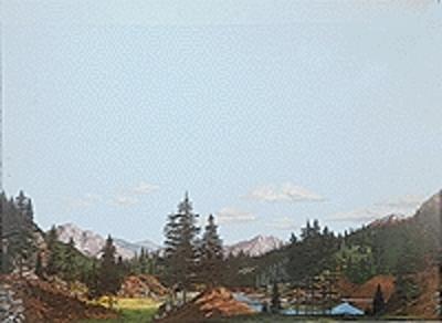 Walthers SceneMaster 702 HO Scale Background Scene Tall Timber