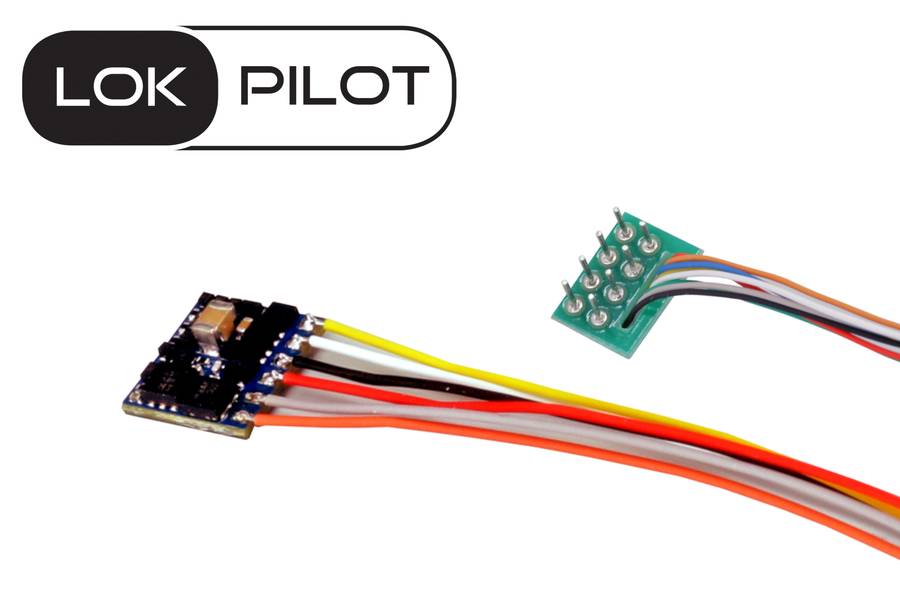 ESU 59810 LokPilot 5 micro DCC/MM/SX/M4, 8-pin NEM652, Gauge N, TT
