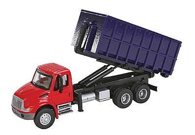 Walthers SceneMaster 11630 HO Scale 4300 Dual-Axle Dumpster Carrier Truck