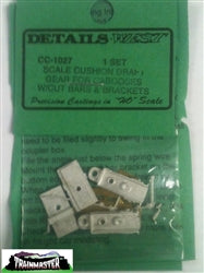 Details West 1027 HO Scale Scale Cushion Draft Gear, Caboose