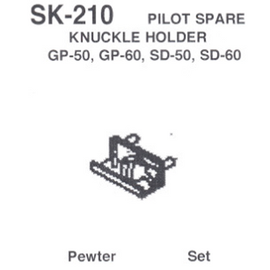 Details West 210 HO Scale Details West SK-210 - Pilot Spare Knuckle Holder (GP-50, GP-60, SD-50, SD-60)