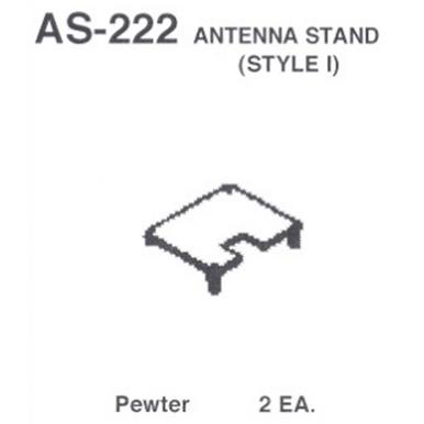 Details West 222 HO Scale Antenna Stand (Style I) - 2 per set
