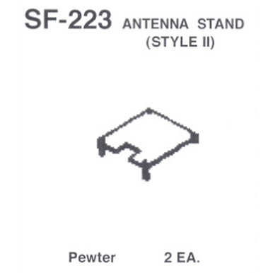Details West 223 HO Scale Antenna Stand (Style II) - 2 per set