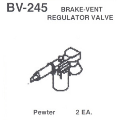 Details West 245 HO Scale Brake-Vent Regulator Valve (BV-245)