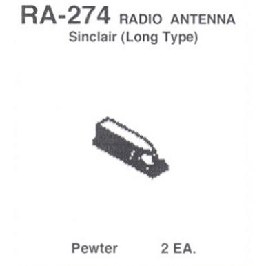Details West 274 HO Scale Radio Antenna - Sinclair (Long Type) (RA-274)