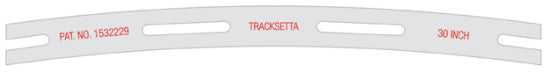 PECO OOT30 HO/OO Scale Tracksetta Track Laying Template 30"/76.2cm Radius Curve